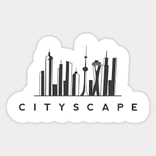 Cityscape Sticker